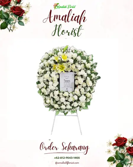 Krans Bunga Duka Ballroom Wedding Bintaro